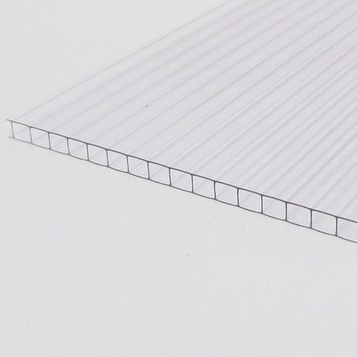 Polymershapes 0.236" X 36" X 72" Clear Multiwall Polycarbonate Sheet