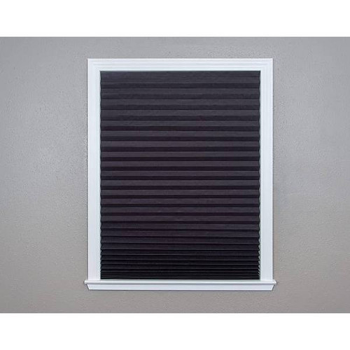Redi Shade 36 In X 72 In Blackout Paper Shade, Black, Package Of 4