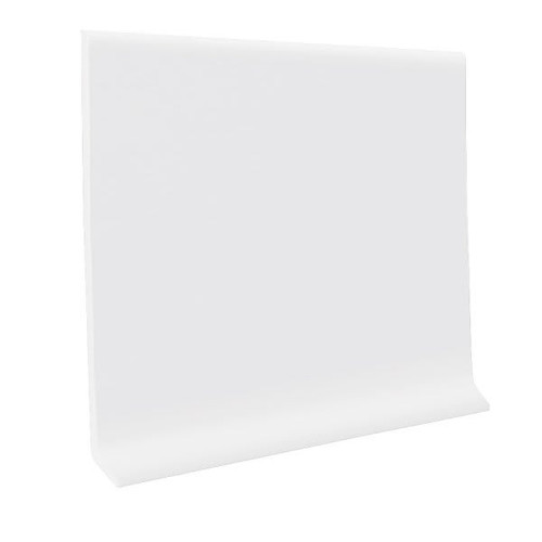Roppe 4 In X .080 In X 48 In Snow Vinyl Wall Cove Base Package Of 30