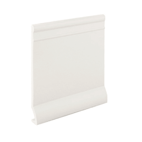 Roppe 4 In X .125 In X 60 Ft White Pinnacle Rub. Architectural Wall Base Coil