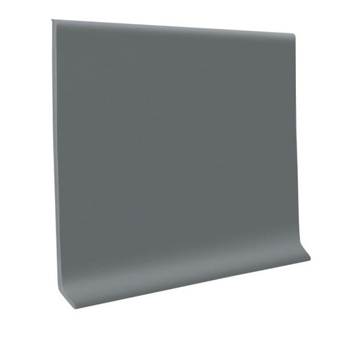 Roppe 4.5 In X .125 In X 48 In Dark Gray Rubber Wall Cove Base