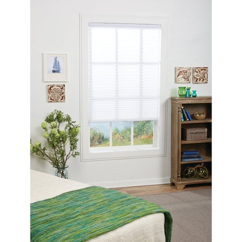 St. Charles 22 X 64" White Light Filtering Cordless Pleated Shade