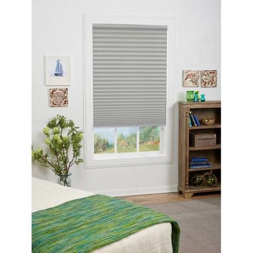 St. Charles 22.5 X 64 Silver Gray Light Filtering Pleated Shade