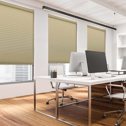 St. Charles 35.5 X 64" Camel Light Filtering Cordless Pleated Shade
