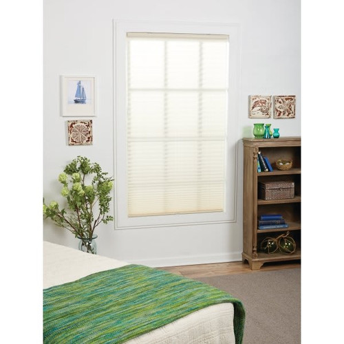 St. Charles 42 X 64" Ecru Light Filtering Cordless Pleated Shade