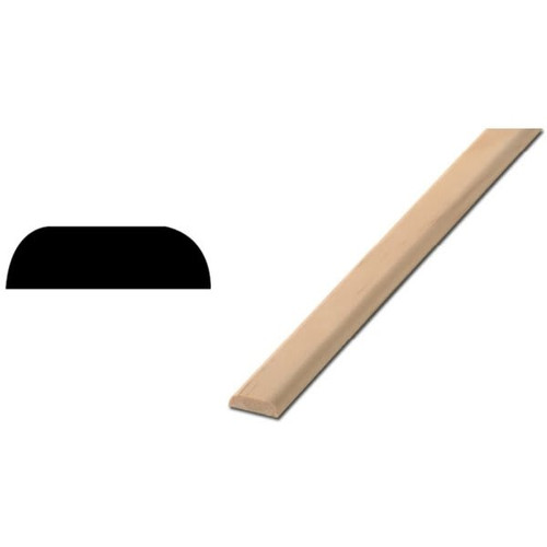 Woodgrain Distribution 142 1/4" X 3/4" X 8' Solid Pine Screen Moulding, Package Of 5