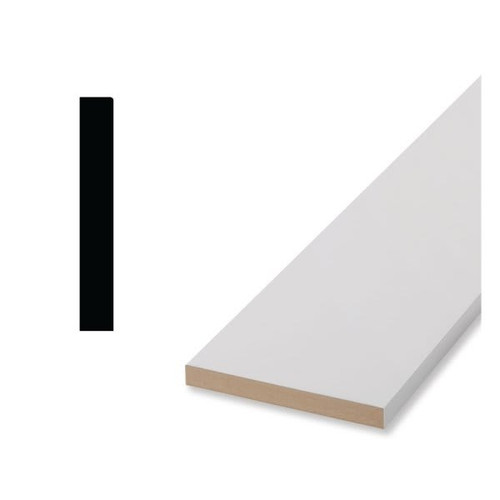 Woodgrain Millwork Craftsman Primed Mdf Base Moulding 5-1/2 X 96", Package Of 5