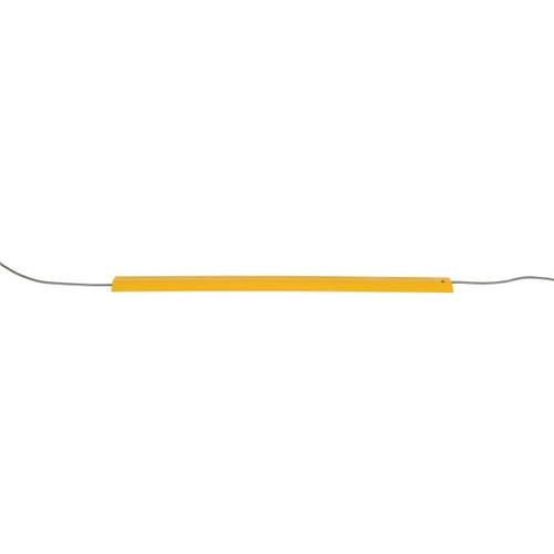 Vestil Extruded Aluminum Hose And Cable Crossover, 36", Yellow
