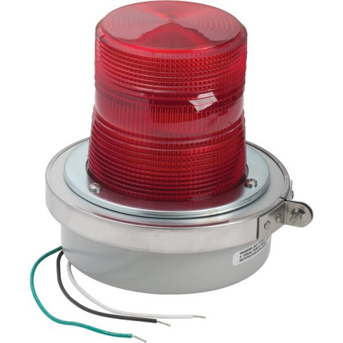 Edwards Signaling Flash Beacon 120v Ac Red