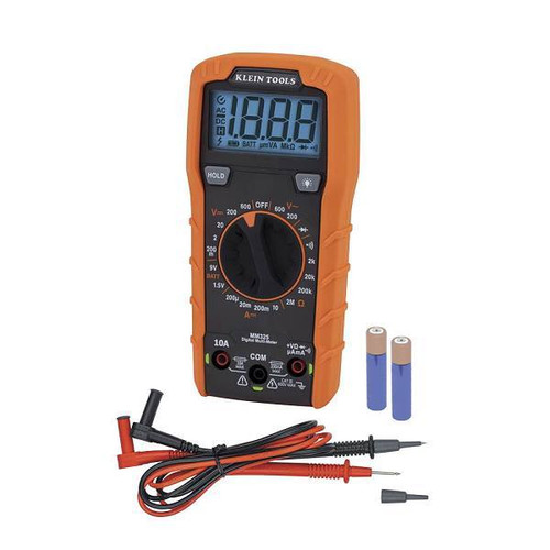 Klein Tools Digital Multimeter, Manual-Ranging, 600v