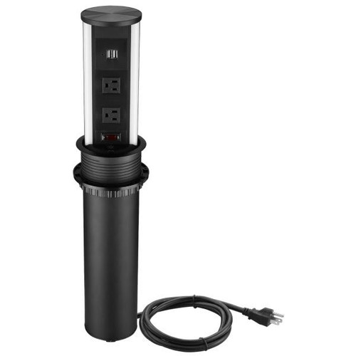 Link2home Automatic Pop Up With 10w Induction Wireless Charger, 3 Power, 2 Usb