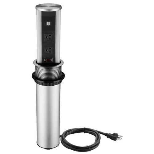 Link2home Automatic Pop Up With 10w Induction Wireless Charger, 3 Power 2 Usb