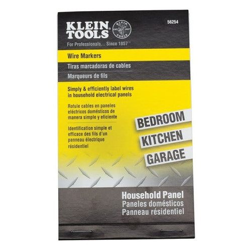 Klein Tools Wire Electrical Panel Wire Marker Book