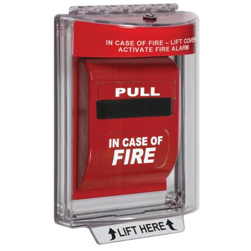 Safety Technology Fire Alarm Universal Stopper With Horn, Flush Mount