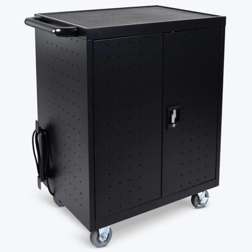 Luxor 32-Laptop/Chromebook Charging Cart With Timer
