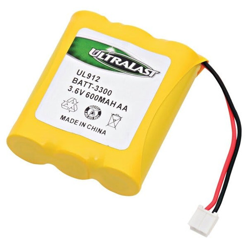 Ultralast 3.6 Volt  600 Mah Replacement Cordless Phone Battery