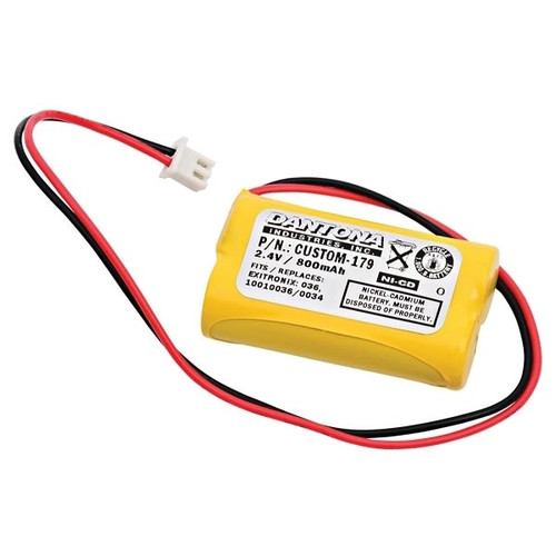 Dantona 2.4 Volt 600 Mah Replacement Emergency Lighting Battery