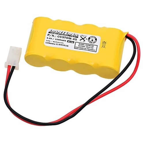 Dantona 4.8 Volt  1500 Mah Replacement Emergency Lighting Battery