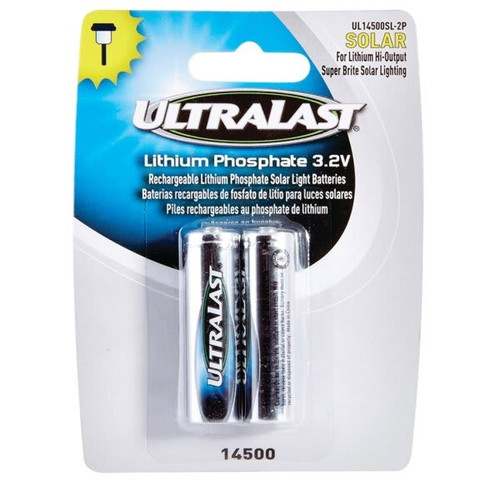 Ultralast 3.2 Volt 600 Mah Solar Lighting Battery