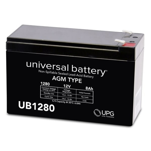 Universal Power Group 12v 8ah F2 Term Sealed Lead Acid Agm Rechargeable Battery