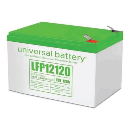 Universal Power Group 12.8-Volt 12 Ah Lithium Lfp Rechargeable Battery
