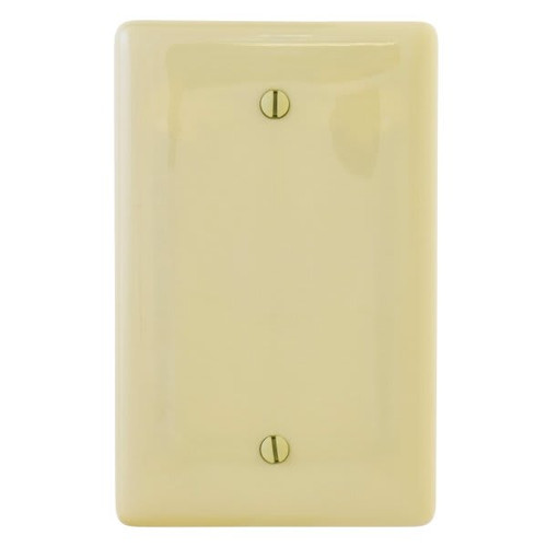 Hubbell 1-Gang Light Nylon Jumbo Wall Plate (4-Pack)