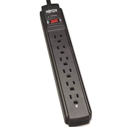 Tripp Lite 6 Ft. Cord Black 6-Outlet 790-Joules Surge Suppressor