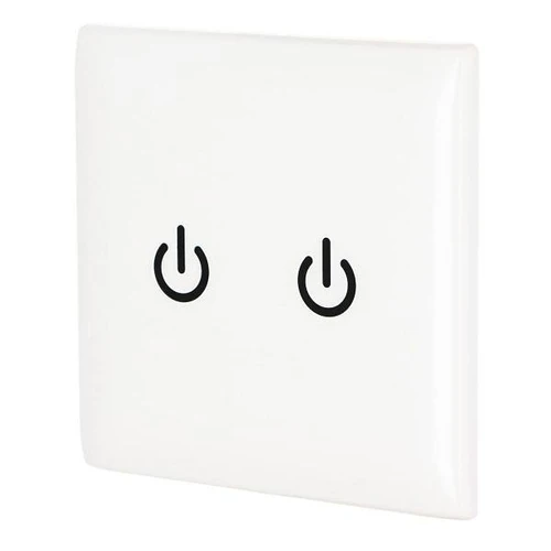 Hubbell Scrubswitch Single Double Replacement Cover White