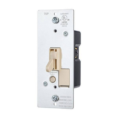 Hubbell Wiring Single Pole 3-Way 120 Volt Toggle Dimmer Switch Light Almond