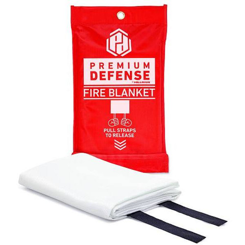 Premium Defense 60" X 70" Fire Blanket With Storage Bag Package Of 4