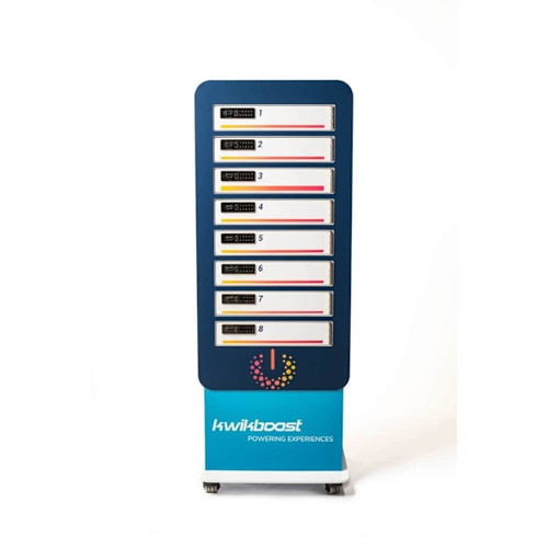Luxor Kwikboost 8-Bay Multi-Device Charging Locker With Custom Graphics