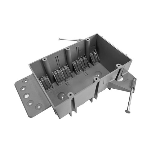 Energetic Lighting Plastic Switch/Outlet Boxes New Work 3 Gang 44 Ci Case Of 40