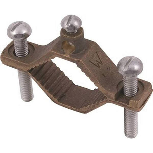 Thomas And Betts 1-1/4 -2 In. Type-J Ground Clamp (Bronze)