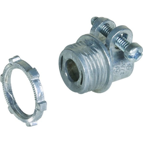 Hubbell 3/8 In Straight Squeeze Connector