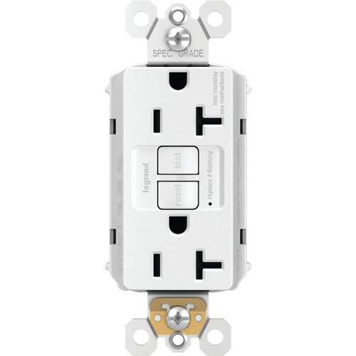 Legrand Plugtail 20 Amp Single-Pole Gfci Duplex Receptacle W/ Tamper-Resistant