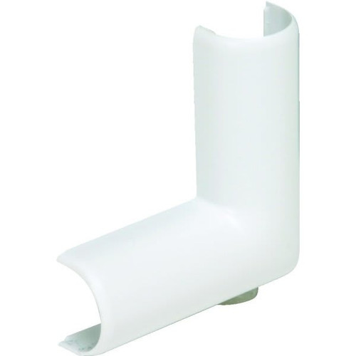 Wiremold Plastic Flat Raceway Elbow (White)