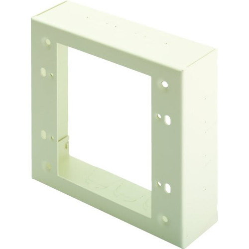 Wiremold 2-Gang Steel Switch And Receptacle Box (Ivory)