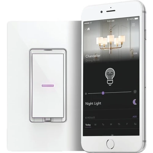 Hubbell Idevices Wi-Fi Smart Dimmer Switch, 3- & 4-Way Compatible Switch