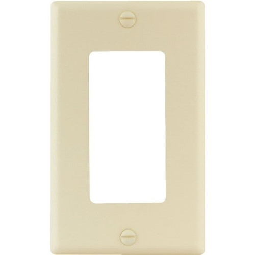 Titan3 1-Gang Wrinkle Rocker Wall Plate (25-Pack) (Ivory)