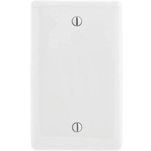 Hubbell 1-Gang White Box Mount Blank Wall Plate