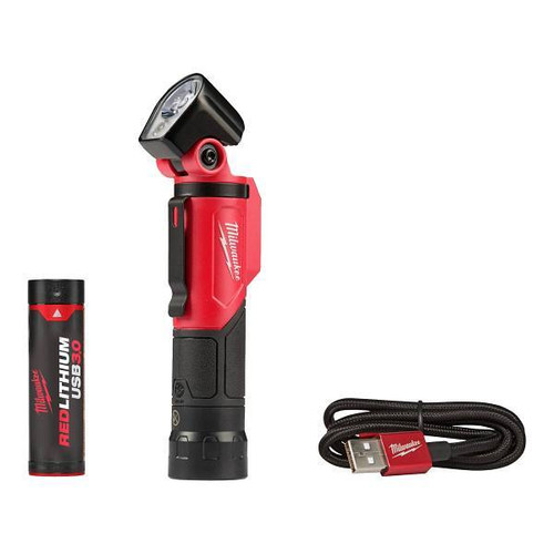 Milwaukee 500 Lumens LED Pivoting REDLITHIUM USB Flashlight