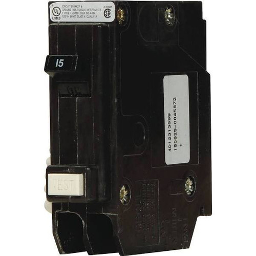 Eaton Br 20 Amp Single Pole Self Test Ground Fault Circuit Breaker