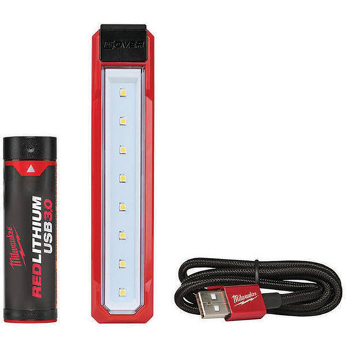 Milwaukee 445 Lumens Led Red Lithium Usb Rover Pocket Flood Light