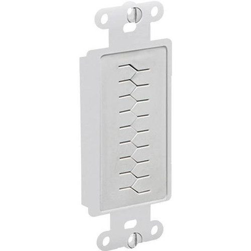 Arlington Cable Entry Device Slotted Cover With Wall Plate