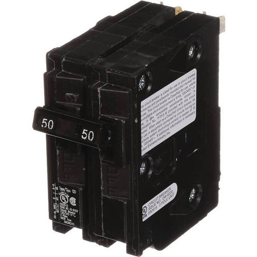 Siemens 50 Amp Double-Pole Type Qd Replacement Circuit Breaker