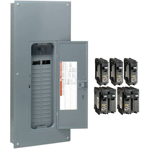 Square D Homeline 200a 30-Space 60-Circuit Indr Main Breaker Plug-On