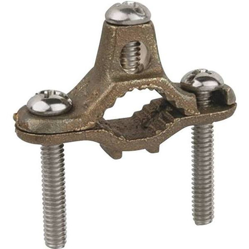 Thomas And Betts 1/2" To 1" Ground Clamp For Direct Burial Water Pipe