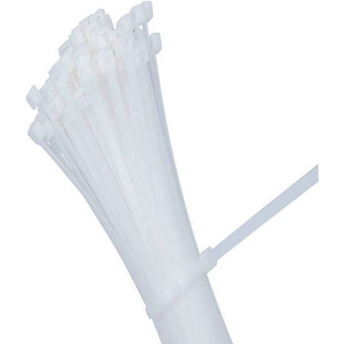 American Elite Molding Cable Tie, 48", 175 Lb., Natural, Package Of 50