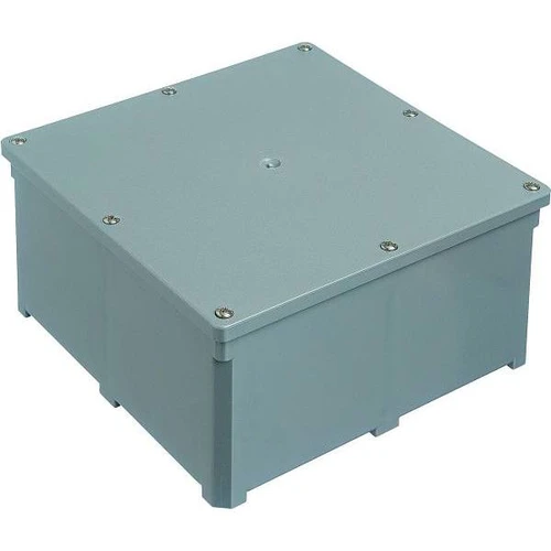 Carlon 4 In. X 4 In. X 2 In. PVC Junction Box (Gray)
