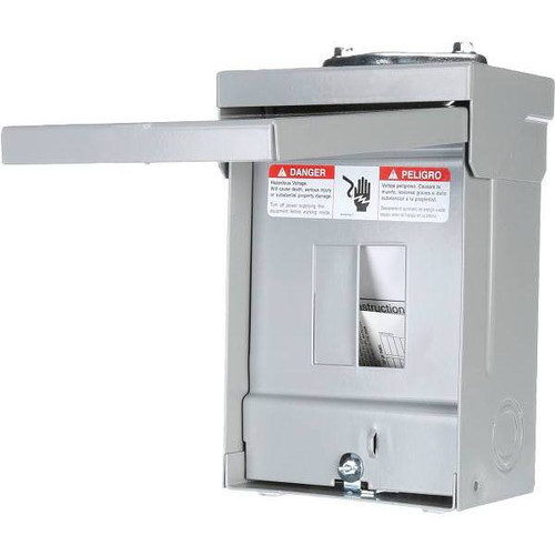Siemens Eq 60 Amp 2-Space 4-Circuit Outdoor Main Lug Load Center